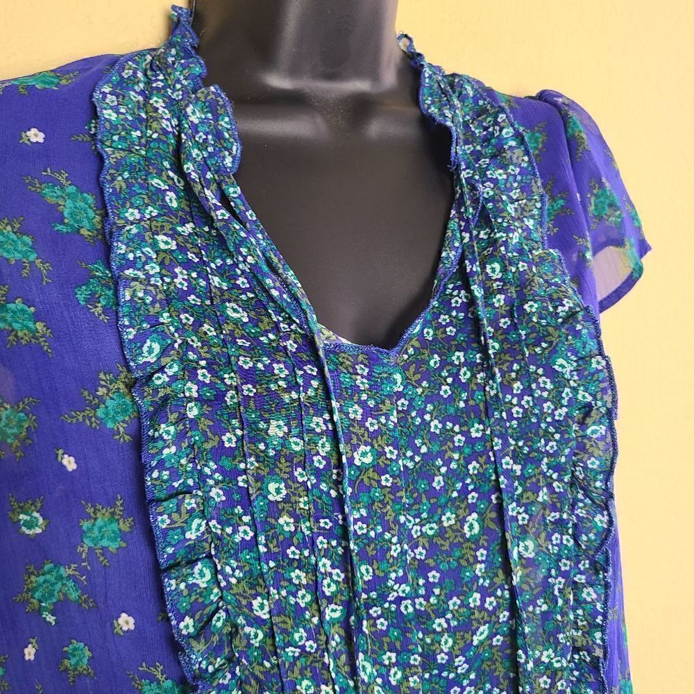 Sam & Max Floral Sheer Top - Picture 2 of 7